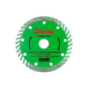 Disco Diamantado Cortag Eco Turbo 110 MM