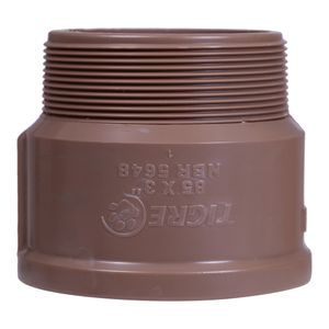 Adaptador Curto Tigre PVC Roscável 85 MM X 3"