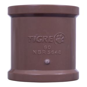 Luva PVC Tigre Soldável 60 MM