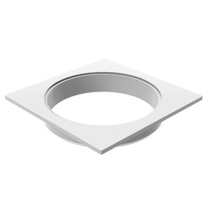 Porta Grelha Tigre Qd P/Grelha Red 100Mm Branca