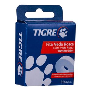 Fita Veda Rosca Tigre 18mmx10m