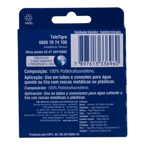 Fita Veda Rosca Tigre 18 MM X 50 M