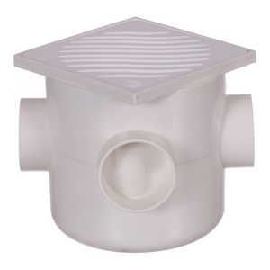Caixa Sifonada para Gordura Tigre Quadrada 71 100 X 100 X 50 MM Branco