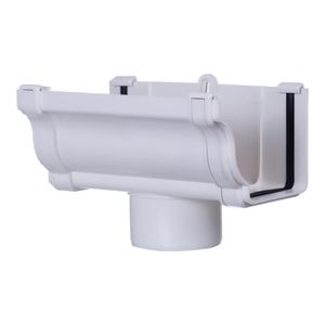 Bocal Condutor Circular Tigre Aquapluv Style Branco