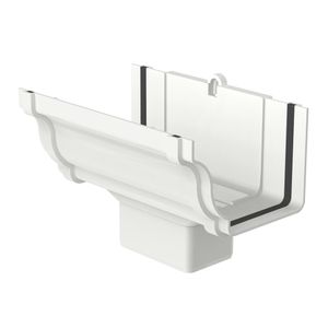 Bocal Condutor Tigre Aquapluv Style Retangular Branco