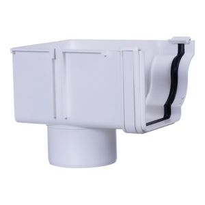 Bocal Condutor Direito Tigre Aquapluv Style Circular Branco