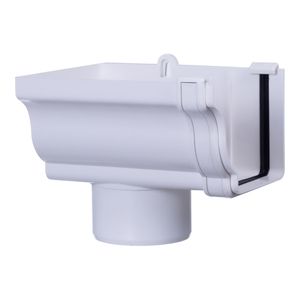 Bocal Condutor Esquerdo Tigre Aquapluv Style Circular Branco
