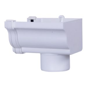 Bocal Condutor Direito Tigre Aquapluv Style Circular Branco