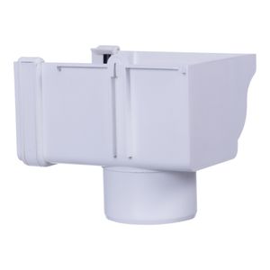 Bocal Condutor Esquerdo Tigre Aquapluv Style Circular Branco