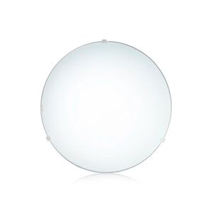 Plafon Clean Redondo para 1 Lâmpada Vxbr Gxny 30CM Branco - Bronzearte