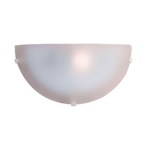 Arandela Clean 1x60W Branca 25CM - Bronzearte