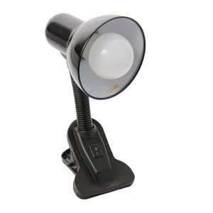 Abajur de Mesa Abajur com Garra Versaty 1X60W Preto - XH112P - Bronzearte