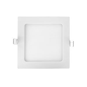 Painel LED de Embutir Quadrado Slim Branco 12W 6500K - Bronzearte