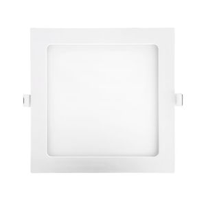 Painel LED de Embutir Quadrado Slim Branco 18W 6500K - Bronzearte