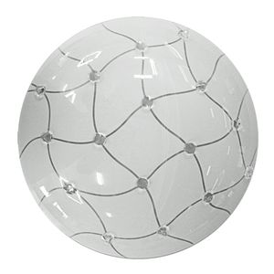 Plafon Bronzearte Trama Redondo 30 CM 2 Lâmpadas E27