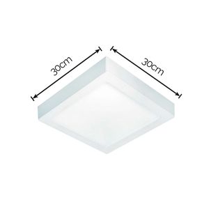 Painel LED de Sobrepor Quadrado Home Branco 24W 6400K - Bronzearte