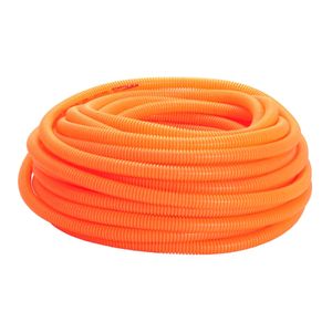 Eletroduto Corrugado Reforçado Amanco 25 MM 50 M Laranja