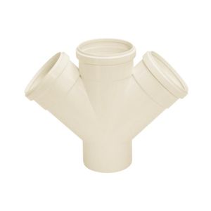 Junção Dupla Amanco PVC DN 100 X 100 MM