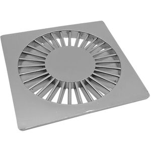 Grelha Quadrada Amanco 100 MM Cromado