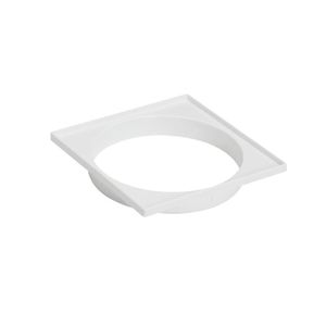 Porta Grelha Amanco Quadrada 100 MM 14 Branco
