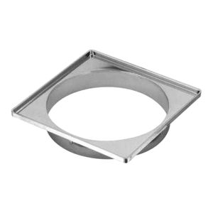 Porta Grelha Amanco Quadrada 100 MM Cromado