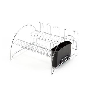 Escorredor De Pratos Fan Cromado Com Porta Copos - Arthi