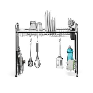 Rack I Organizador De Pia Arthi Cromado 60,5X29,5X54,3