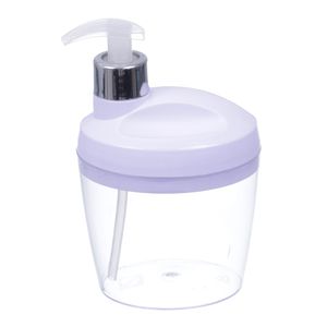 Porta Sabonete Liquido e Detergente Arthi Belle Cristal Branco