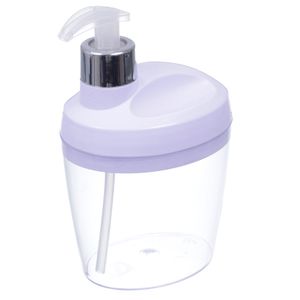 Porta Sabonete Liquido e Detergente Arthi Belle Cristal Branco