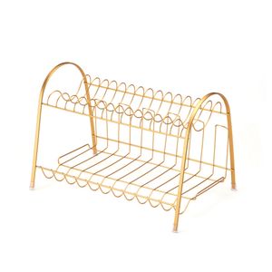 Escorredor Max Duplo Dourado Fosco - Arthi