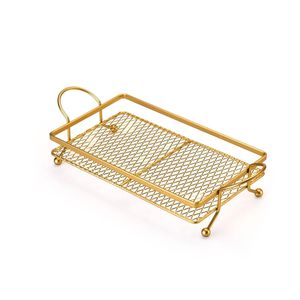Bandeja Bancada Dourado Fosco 37X18Cm - Arthi