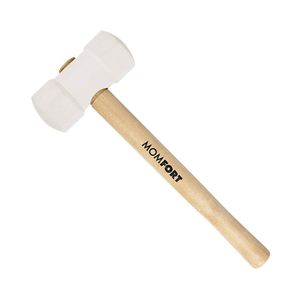 Martelo de Borracha Momfort para Cerâmica 40 MM Branco