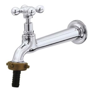 Torneira de Parede para Cozinha Forusi de 1158 C33 com Rosca Externa Bica Longa Fixa Cromada
