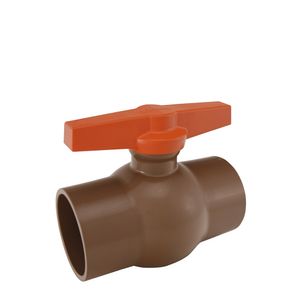 Registro Esfera Viqua Roscável 1.1/4 Predial Marrom