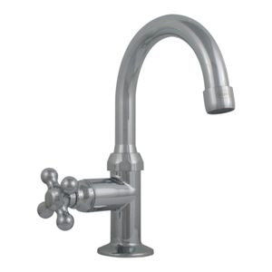Torneira de Mesa para Lavatório Viqua Maruja Bica Móvel Alta Cromada