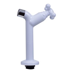 Torneira de Parede para Pia e Uso Geral Marujá Branco - 15CM - 1130952 - Viqua