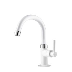 Torneira de Mesa Lagune para Lavatorio Bica Movel Branca