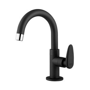 Torneira de Mesa Viqua Allure Decore para Banheiro Preto Fosco