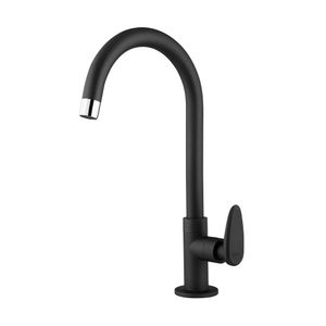 Torneira para Cozinha Mesa Bica Móvel Allure Preto Fosco - 1170311 - Viqua
