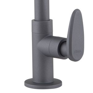 Torneira para Cozinha Mesa Bica Móvel Allure Cinza Fosco - 1170312 - Viqua
