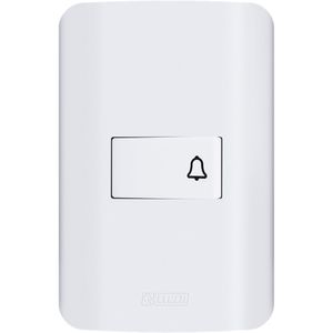 Interruptor Romazi Canoa Campainha 1Seção 10A 250V Branco