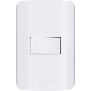 Interruptor Romazi Canoa 4x2 1seção Paralelo 10A 250V Branco