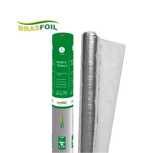 Manta Térmica para Telhado com 1 Face Residencial SB III 15M - Brasfoil