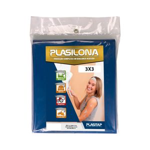Lona Plástica Plasitap Azul 3 X 3 M