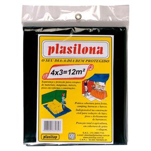 Lona Pinte Plástica Plasitap Facil 4 X 3 M