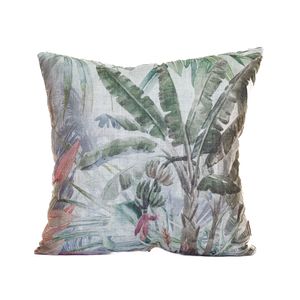 Almofada Speciata Linho 45 Cm X 45 Cm Palmeira Verde