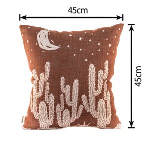 Almofada Decorativa Cordel Cactus Lunar Velveteen 45X45CM - Speciatta
