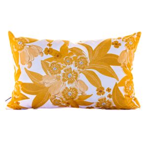 Almofada Speciata Velveteen 30 Cm X 50 Cm Cordel Folhagem