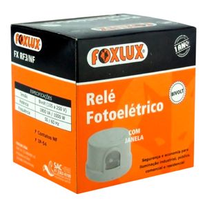 Relé Fotoelétrico FoxLux 220W Cinza