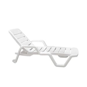 Espreguiçadeira com Rodas Leblon Branco 28x71x194CM - 92256010 - Tramontina